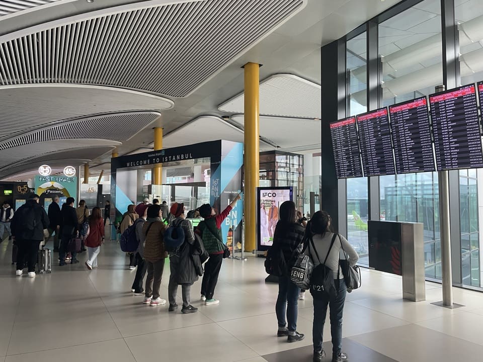 이스탄불 공항 국내선 환승